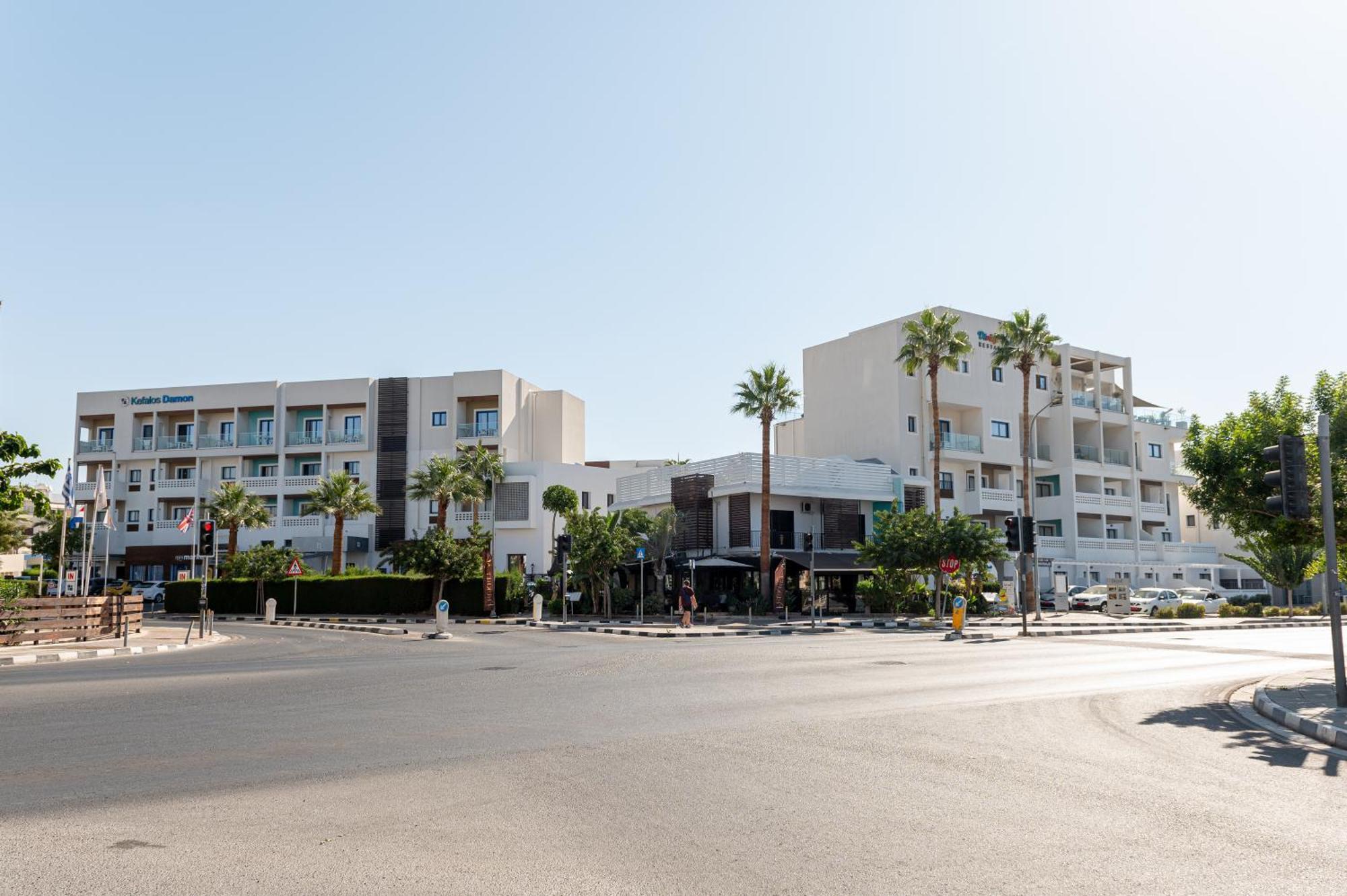 Kefalos Damon Hotel Apartments Paphos Ngoại thất bức ảnh